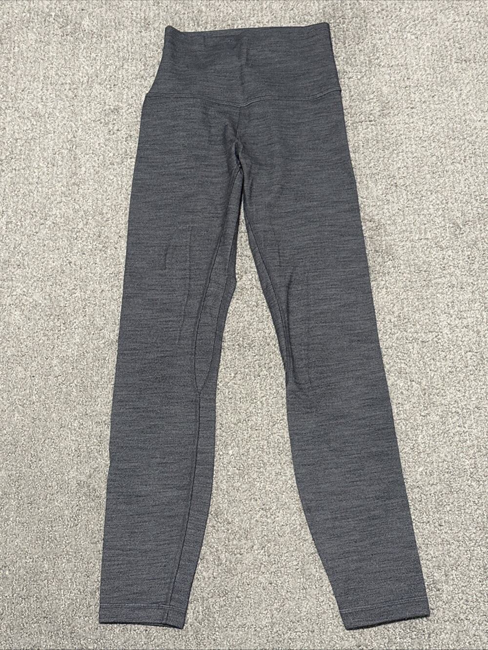 Lululemon Women’s Align High-Rise Pant 25" *Heathered Grey - Size 2 Yoga Run